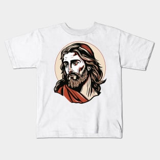 Jesus Graphic Design Kids T-Shirt